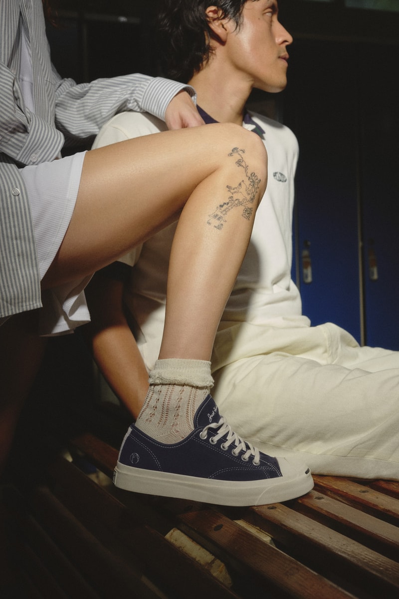 Converse 携手 Palmes 推出全新联名 Jack Purcell PDM「开口笑」