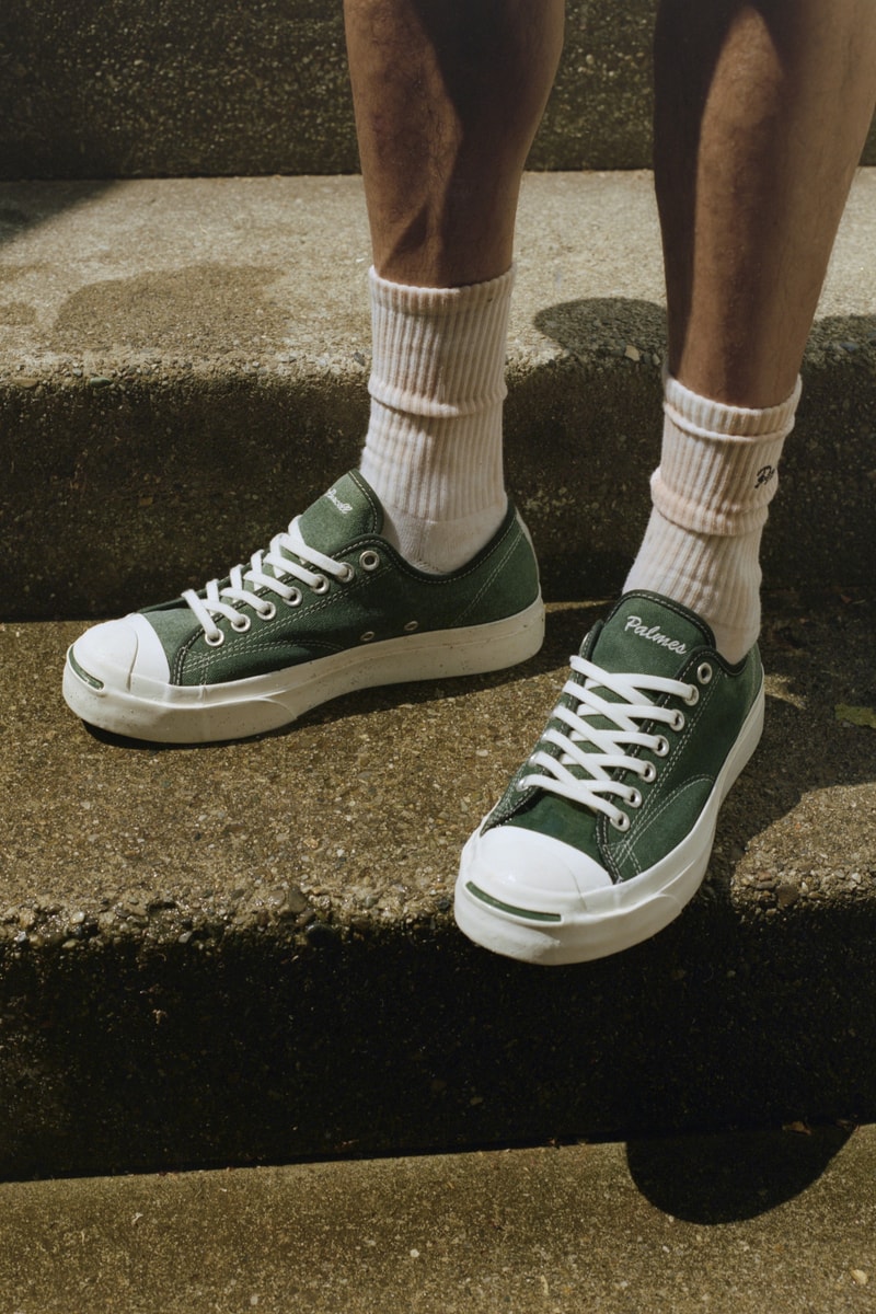 Converse 携手 Palmes 推出全新联名 Jack Purcell PDM「开口笑」