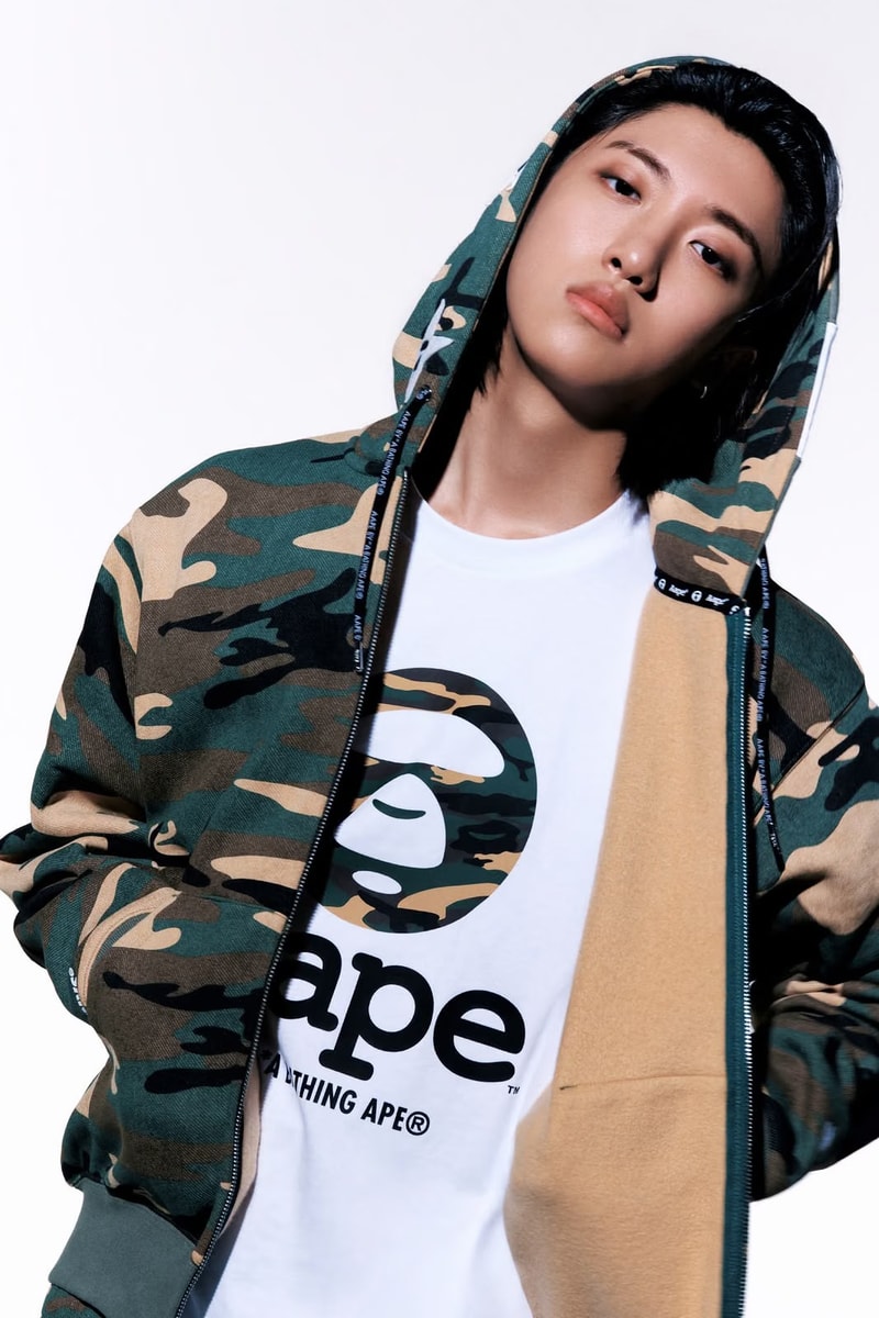 K-POP 人氣組合 LNGSHOT 演繹 AAPE 最新 2026 秋冬系列