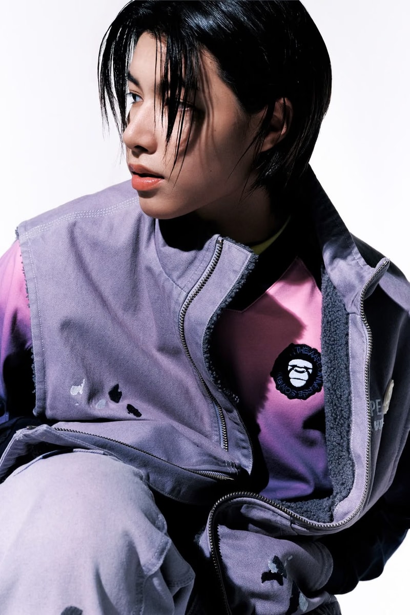 K-POP 人氣組合 LNGSHOT 演繹 AAPE 最新 2026 秋冬系列