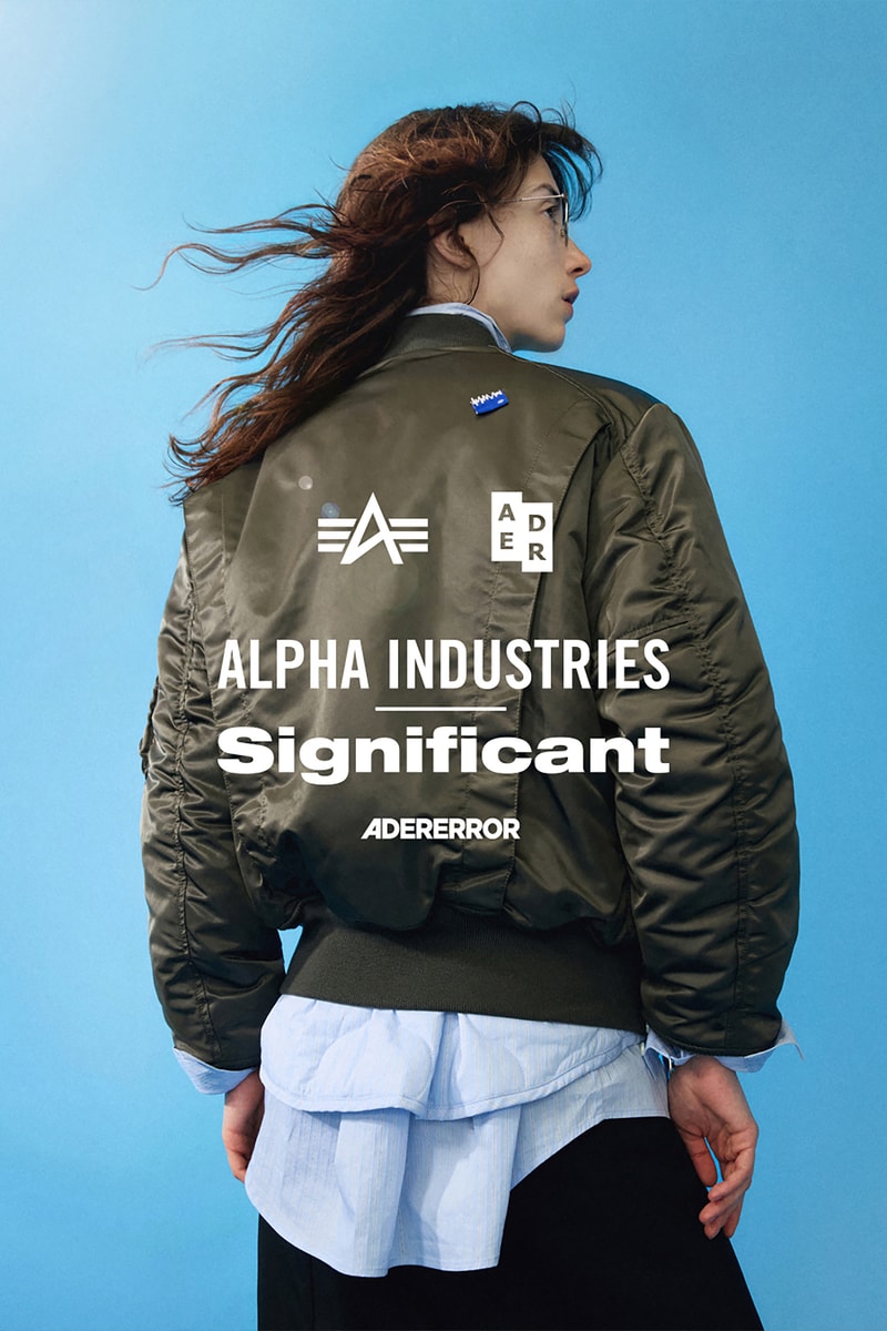 ADERERROR Significant x Alpha Industries 联名系列发布