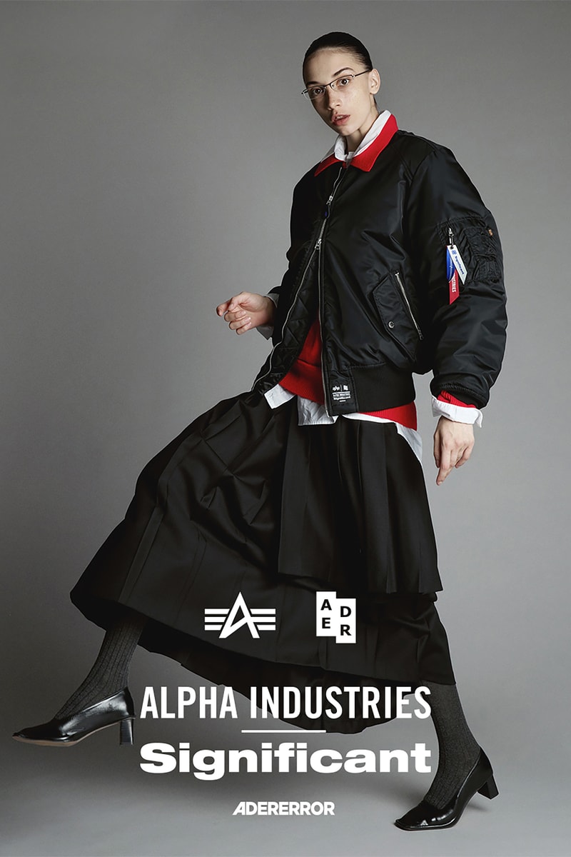 ADERERROR Significant x Alpha Industries 联名系列发布