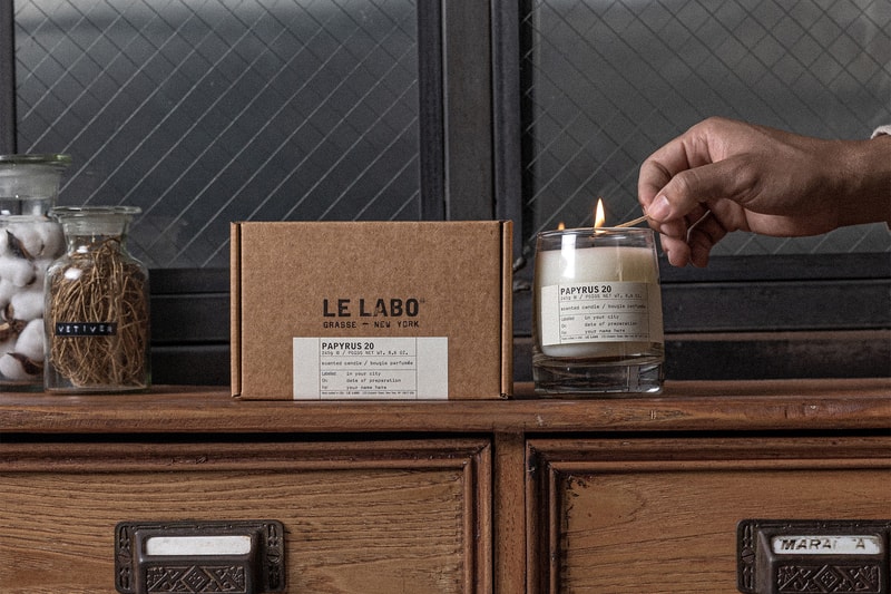 LE LABO 推出全新经典香氛蜡烛「纸莎草 20」