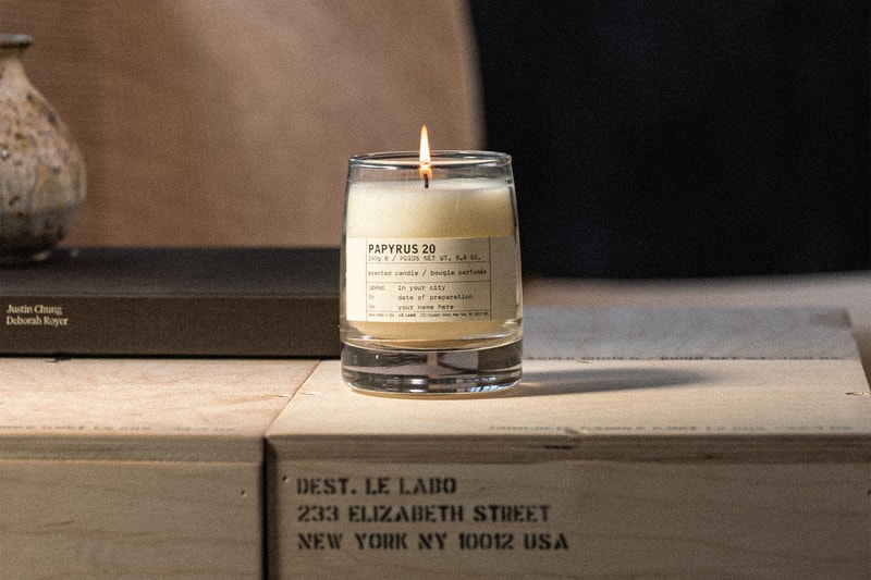 LE LABO 推出全新经典香氛蜡烛「纸莎草 20」