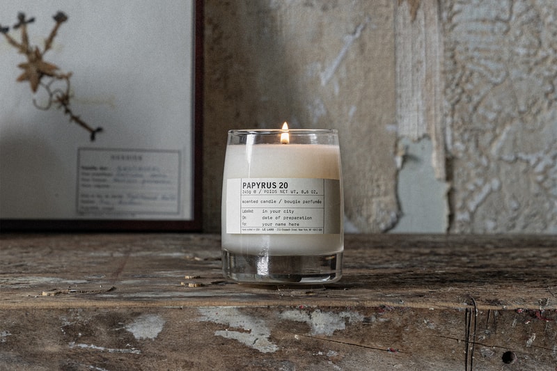 LE LABO 推出全新经典香氛蜡烛「纸莎草 20」