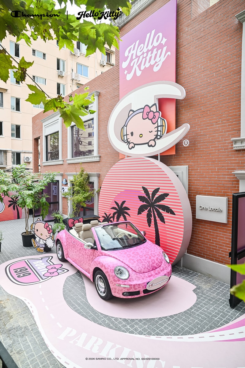 Champion 携手 Hello Kitty 推出全新联名系列，上海限定快闪同步登场