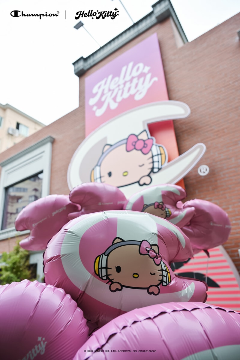 Champion 携手 Hello Kitty 推出全新联名系列，上海限定快闪同步登场