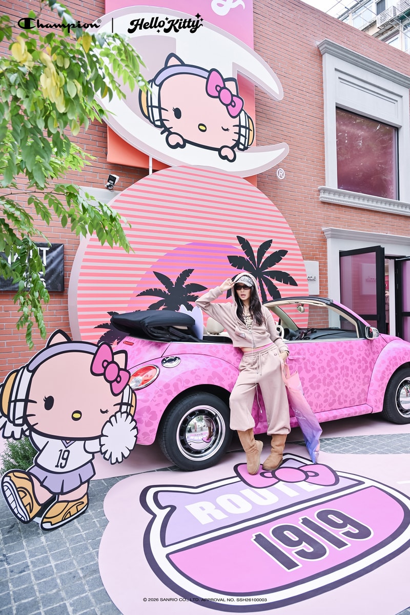 Champion 携手 Hello Kitty 推出全新联名系列，上海限定快闪同步登场