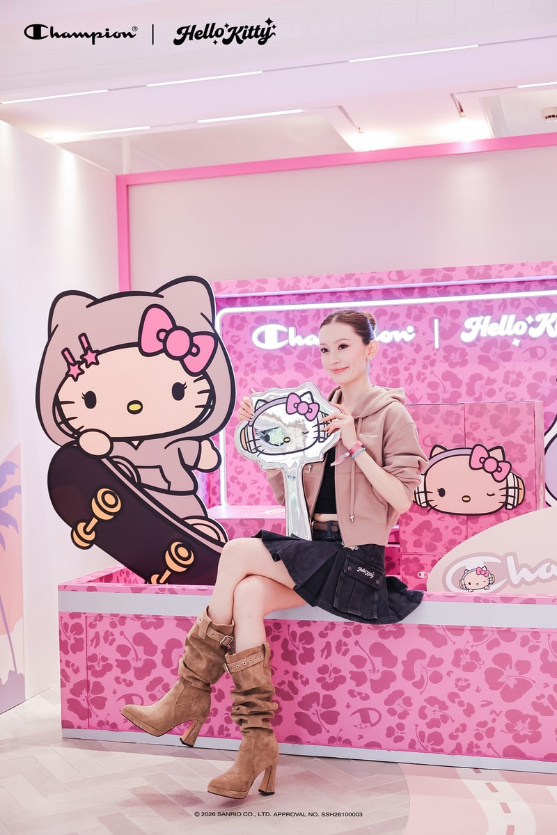 Champion 携手 Hello Kitty 推出全新联名系列，上海限定快闪同步登场