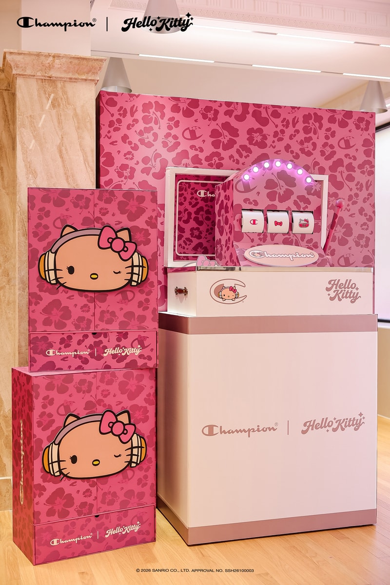 Champion 携手 Hello Kitty 推出全新联名系列，上海限定快闪同步登场