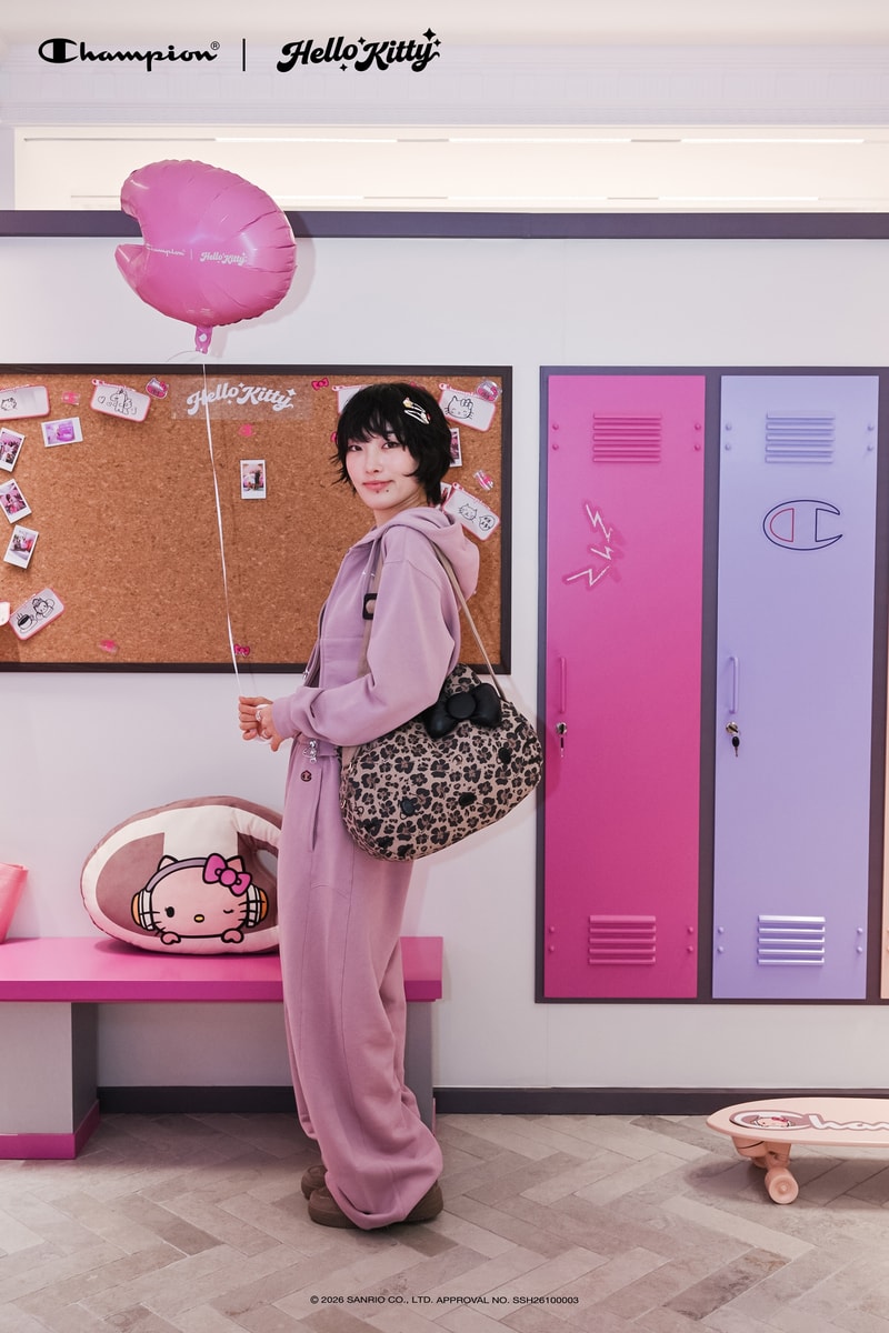 Champion 携手 Hello Kitty 推出全新联名系列，上海限定快闪同步登场