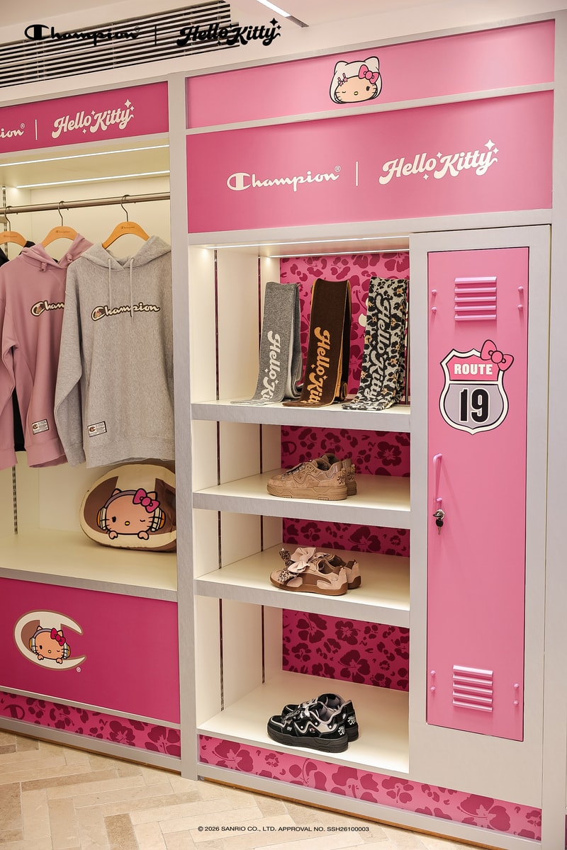 Champion 携手 Hello Kitty 推出全新联名系列，上海限定快闪同步登场