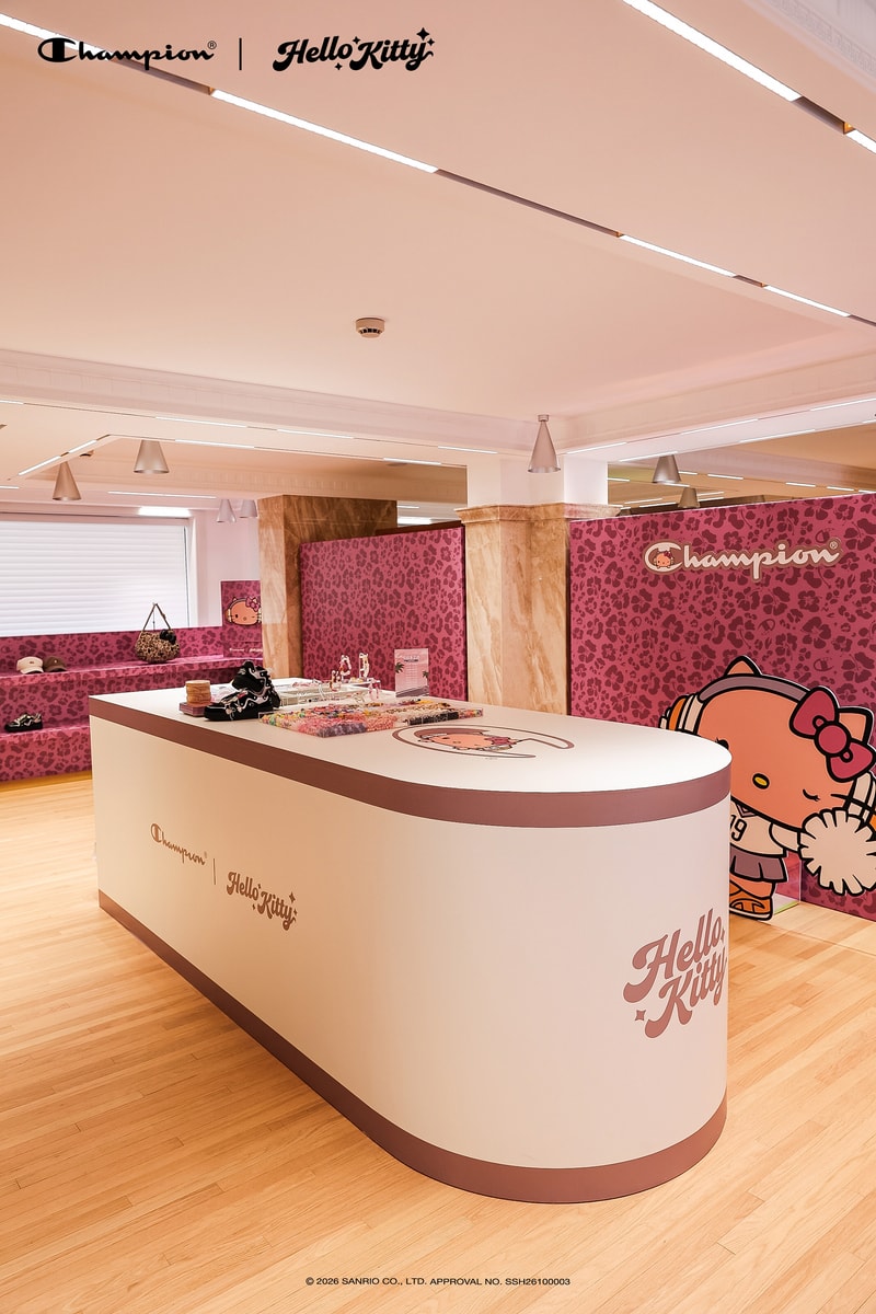 Champion 携手 Hello Kitty 推出全新联名系列，上海限定快闪同步登场
