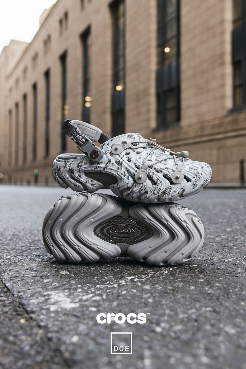 探索都市现代轮廓，DOE x Crocs 联名系列全新发布