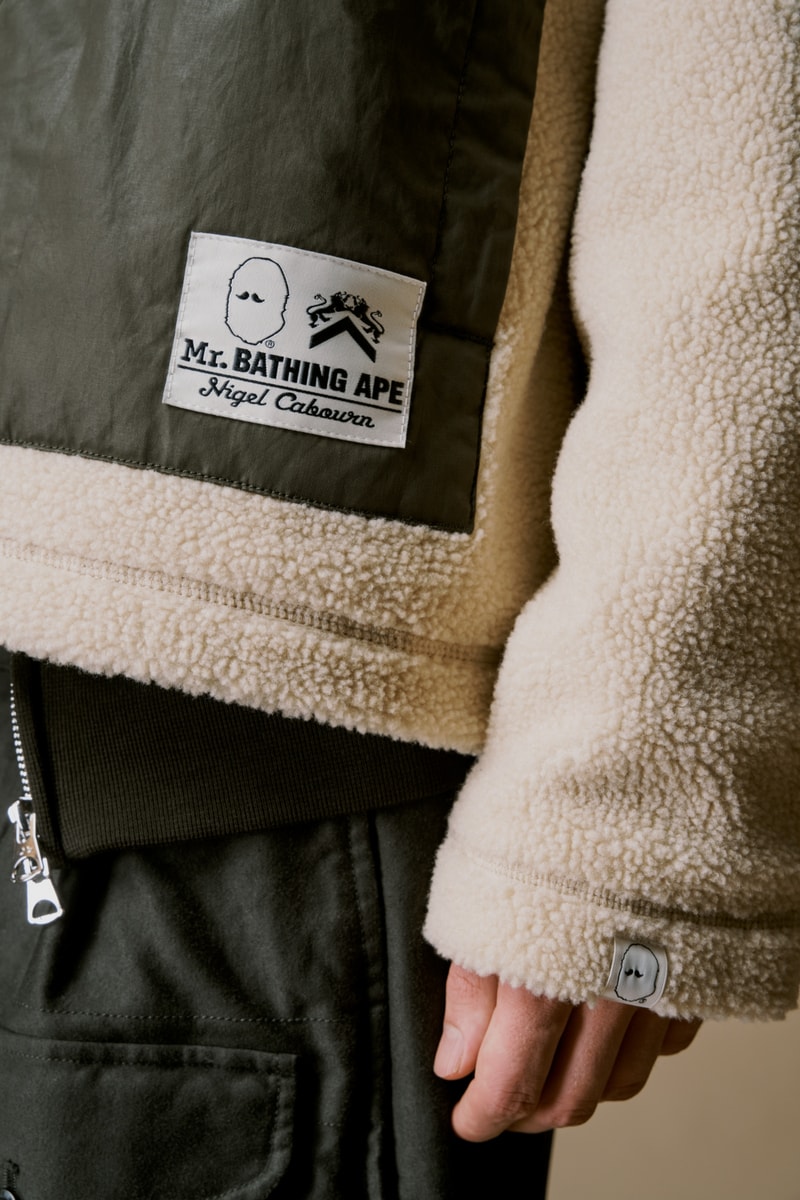 MR. BATHING APE® 首度携手 Nigel Cabourn 推出联名系列