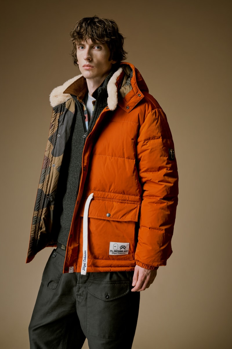 MR. BATHING APE® 首度携手 Nigel Cabourn 推出联名系列