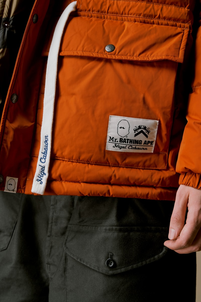 MR. BATHING APE® 首度携手 Nigel Cabourn 推出联名系列