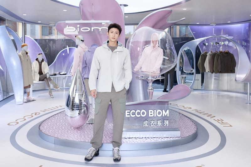 ECCO 发布 BIOM 秋冬成衣系列，黄景瑜亮相上海主题空间