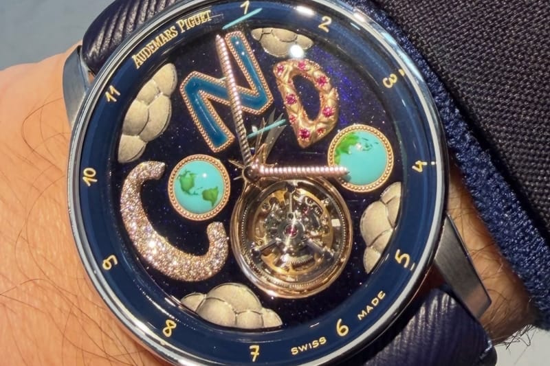 George Condo teasert Custom Audemars Piguet Code 11.59 Armbanduhr