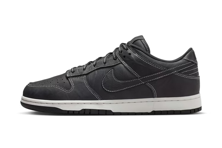 Nike stattet den Dunk Low „Off-Noir/Summit White“ mit Nubuk-Upper aus