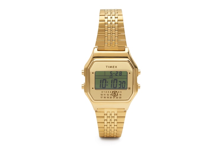 MM6 Maison Margiela und Timex bringen die T80 als goldene Kult-Kollektion zurück