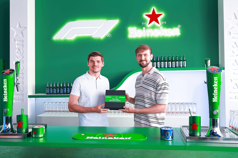Heineken verlängert F1-Deal und startet das weltweit erste Motorsport-Saisonticket