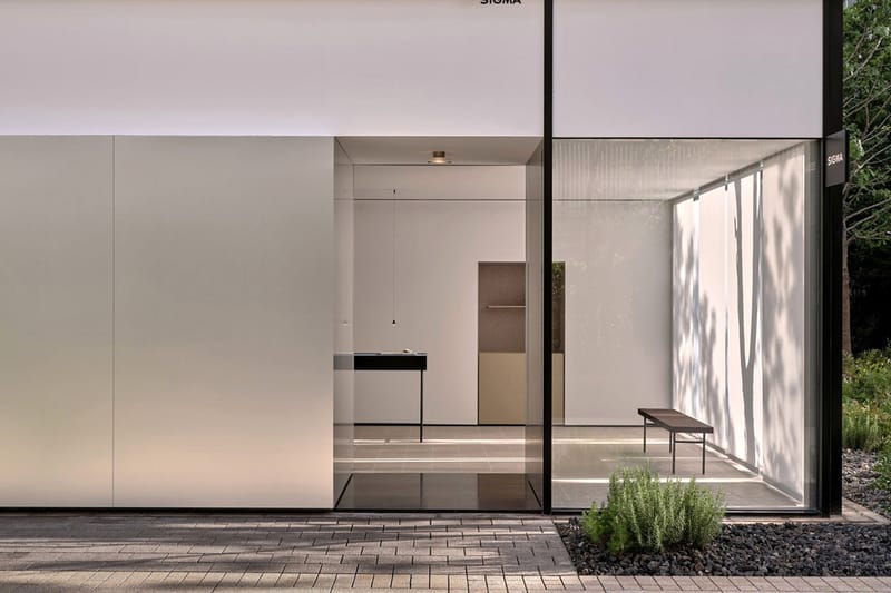 Ein Blick ins Innere von Sigmas minimalistischem Showroom in Shanghai