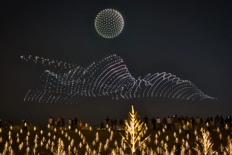 DRIFT erleuchtet Manar Abu Dhabi mit neuen Outdoor-Installationen