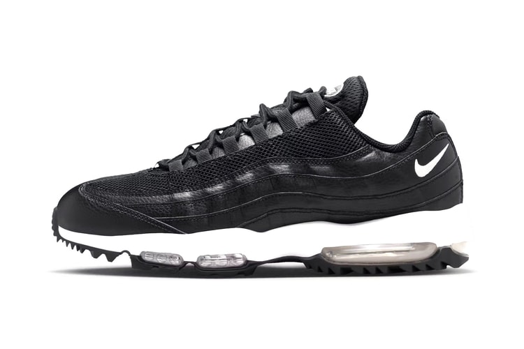 Offizieller Blick auf den Nike Air Max 95 Golf „Black/White“