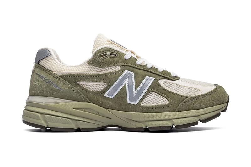 New Balance 990v4 MADE in USA mit seltenem Olive-Midsole-Look