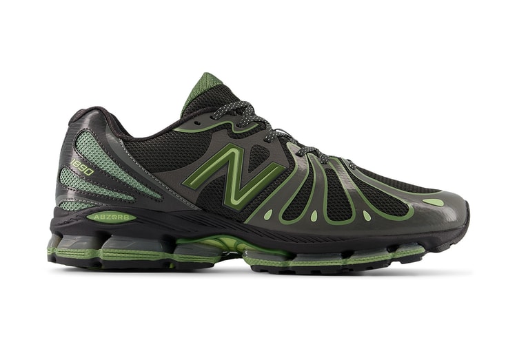 New Balance ABZORB 1890 Silhouette feiert Premiere in „Faded Black/Utility Green“