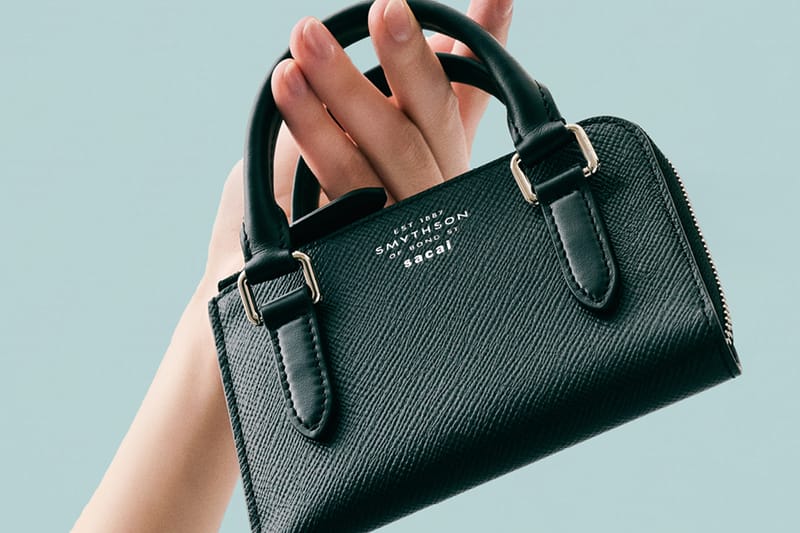 Smythson und sacai enthüllen hybride Leder-Collection