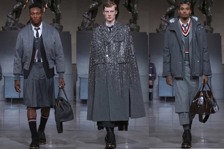Thom Browne holt Football-Stars für die FW26-Runway-Show in San Francisco