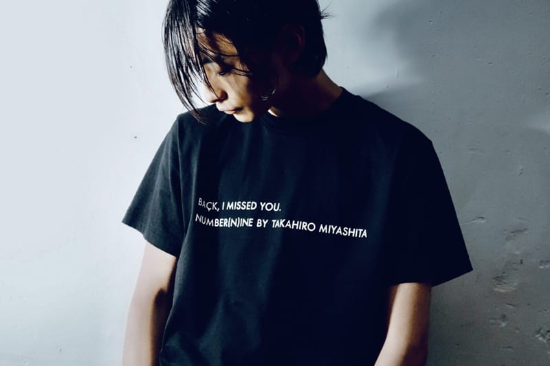 „Back, I Missed You“: Number (N)ine‑Comeback mit T‑Shirts voller Attitude