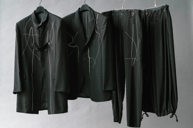 Yohji Yamamoto Pour Homme schreibt Archivgeschichte neu mit dem 1994-inspirierten „Cracked Embroidery“-Drop