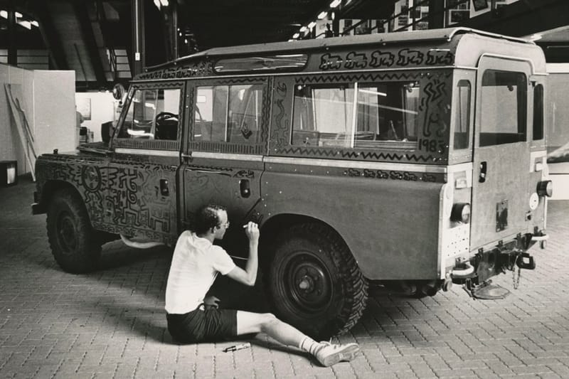 Seltene Keith-Haring-Art-Cars rollen ins West Village von NYC