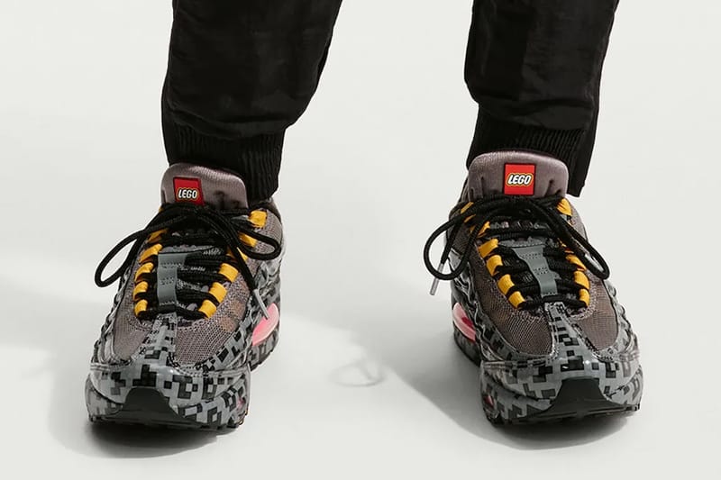 LEGO und Nike bauen den verspielten Air Max 95 „Brick Pixel“