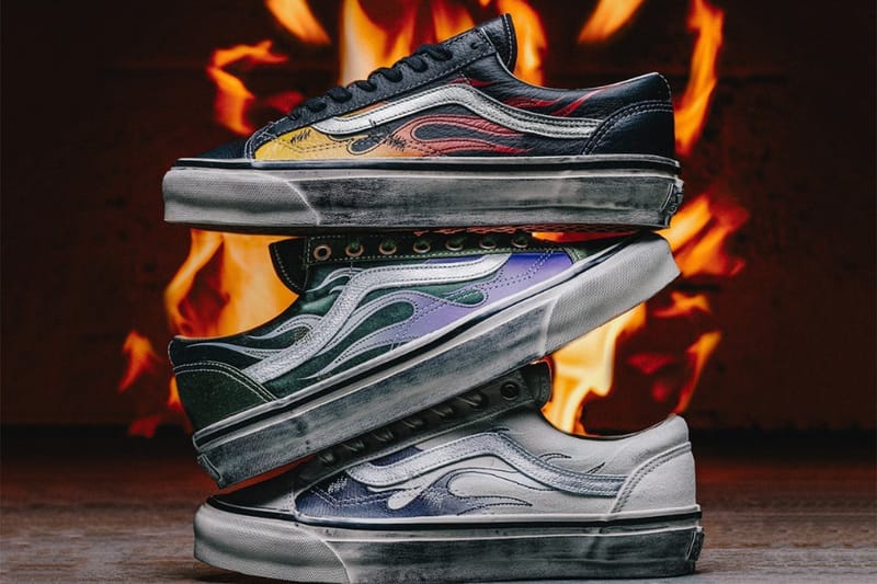 Vans „Archive Flame“-Pack: Drei heiße Old Skool LX Sneaker im Flammen-Look