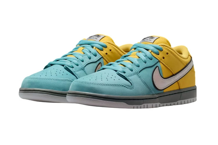 Nike SB verpasst dem Dunk Low „Muni Fast Pass“ einen Split-Look