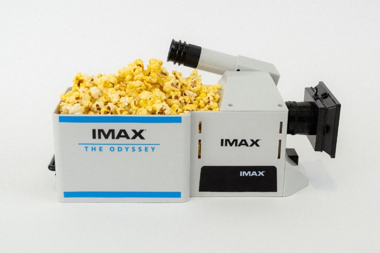 Limitierte IMAX-Filmkamera-Popcorn-Tüte: Sammlerstück zu Ehren der Technik hinter „The Odyssey“