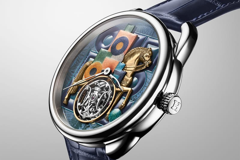Kubistische Reitkunst trifft Haute Horlogerie: die Hermès Arceau Cavalier en Formes am Handgelenk
