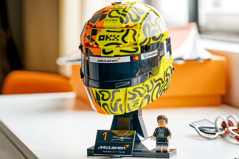LEGO feiert McLarens 1000. Rennen mit speziellen Helm-Sets
