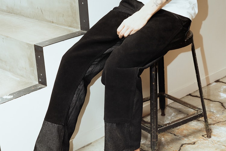 WILD LIFE TAILOR und Wrangler machen die Double-Knee-Jeans mit Veloursleder neu