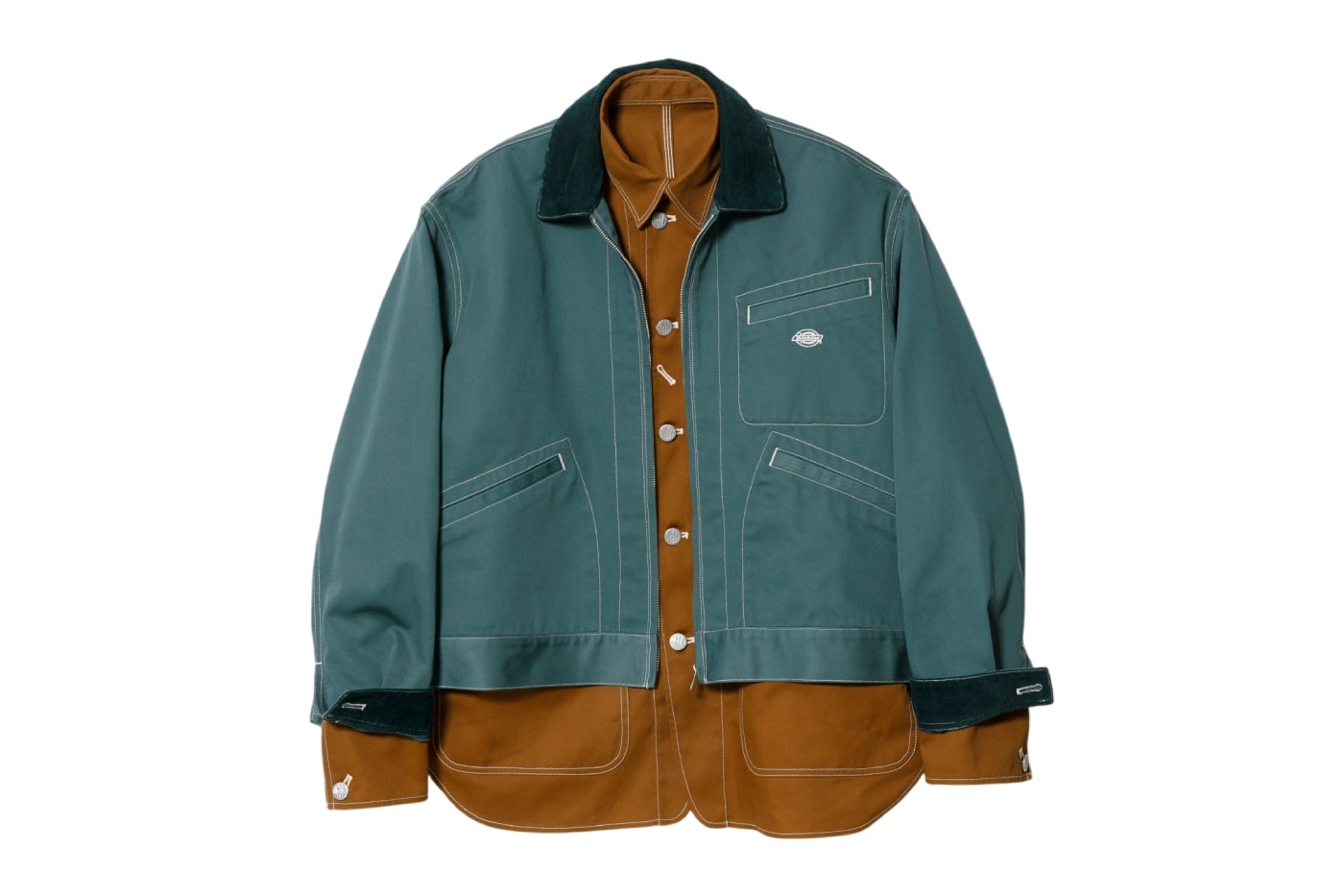 beautiful people x Dickies vereinen zwei Workwear-Klassiker in einer wandelbaren Blouson-Jacke