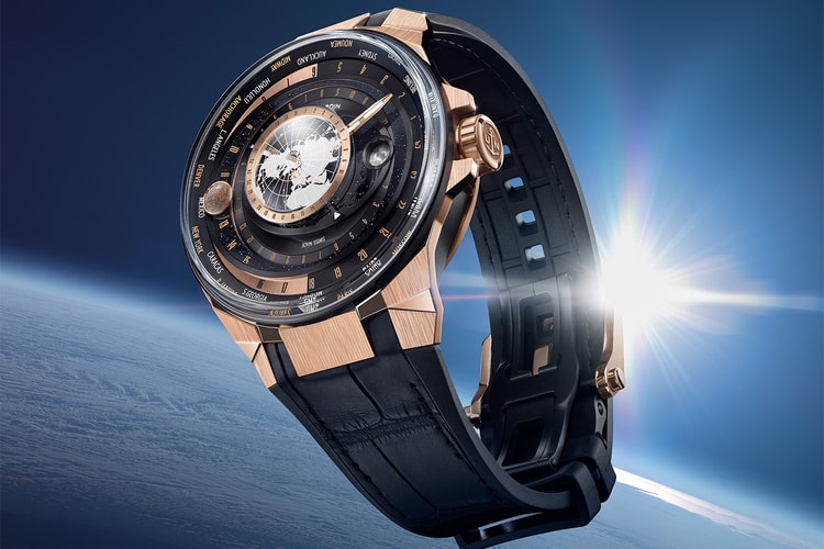 Ulysse Nardin kombiniert 18-karätiges Roségold und schwarz DLC-beschichtetes Titan in der Blast Moonstruck