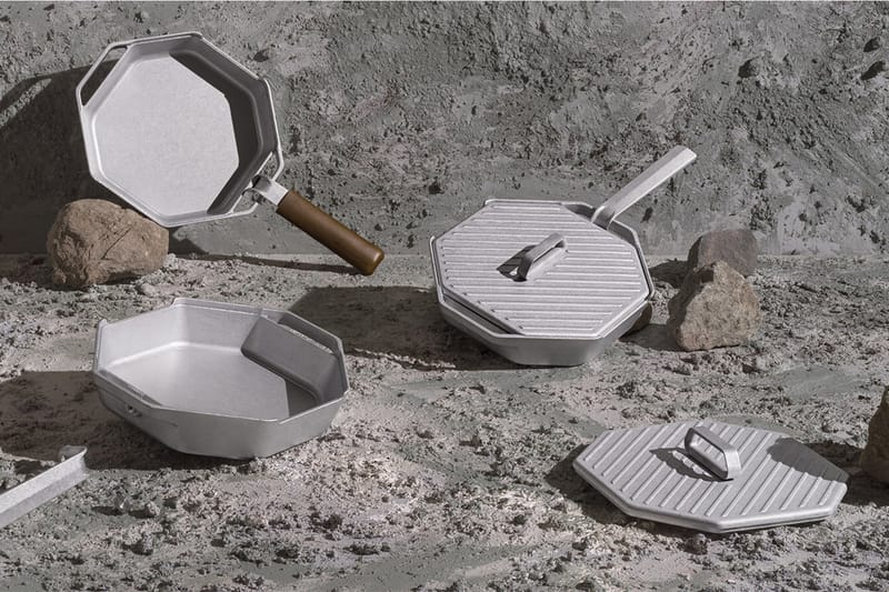 Die achteckige Aluminium-Pfanne STEKA ist für ein Leben mit Feuer und Flamme gemacht