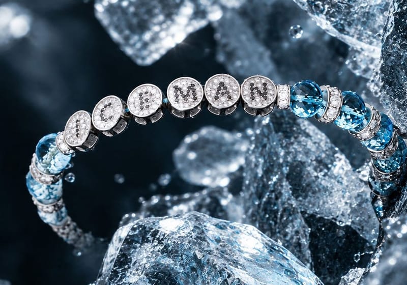 Bernini High Jewelry und Domenico Formichetti kreieren ein einzigartiges, diamantbesetztes „ICEMAN & ADONIS“-Armband zu Drakes 40. Geburtstag