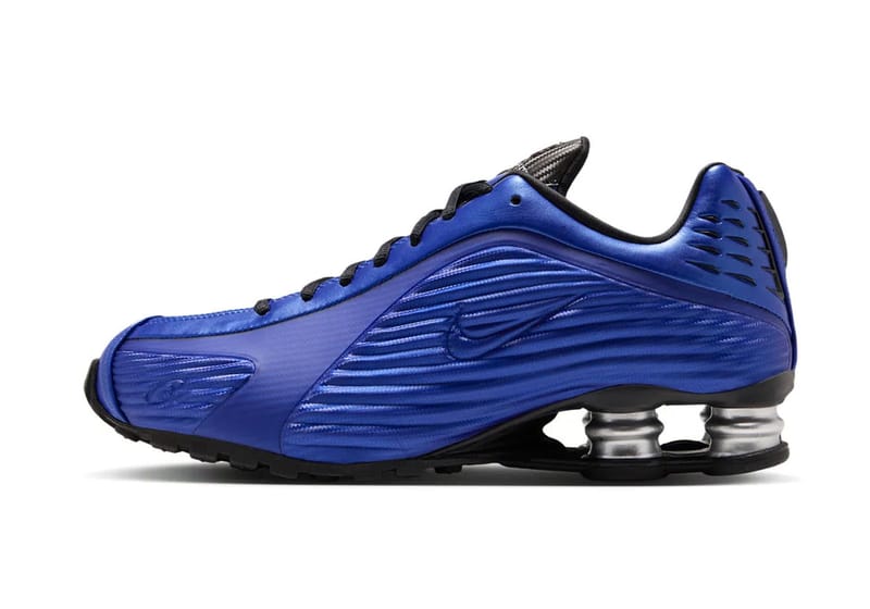 Offizieller Blick auf den Corteiz x Nike Shox R419 „Game Royal“