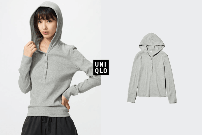 Japan-only UNIQLO drop: the hooded ribbed cardi top stylish girls will want now