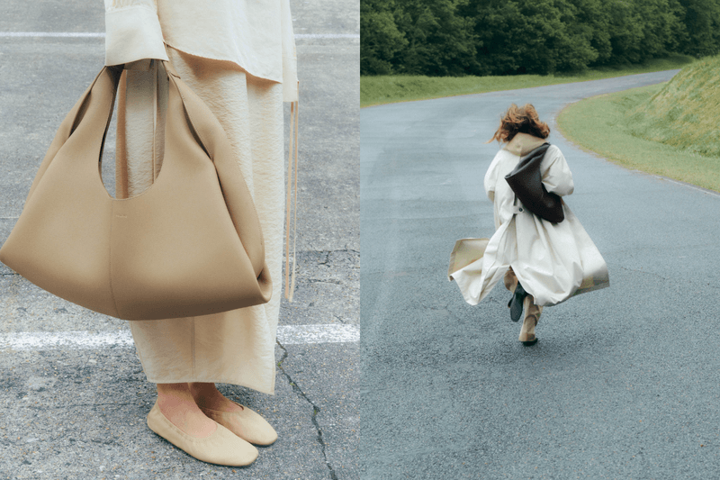 Like a gentle leather embrace: Polène’s new Shuldo bag uses soft pleats to trace the most effortless shoulder silhouette